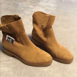 Lucky Brand suede tan boots